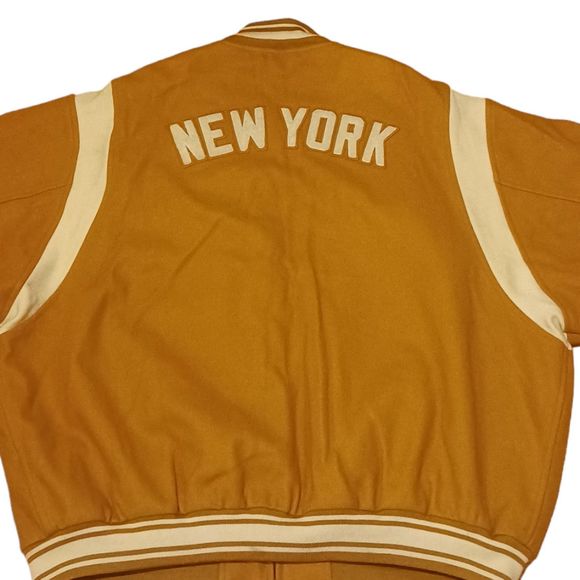 Mitchell & Ness Vintage 2006 Wool NY Yankees Quilted Jacket Men's Size 5… - Picture 7 of 11